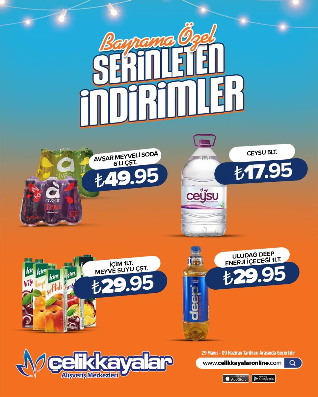 Konya’nın zincir marketinde bayram erken başladı 13